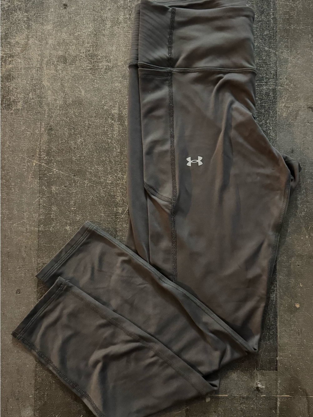 Fleece Lined Under Armour Women’s Gray Compression Workout Leggings